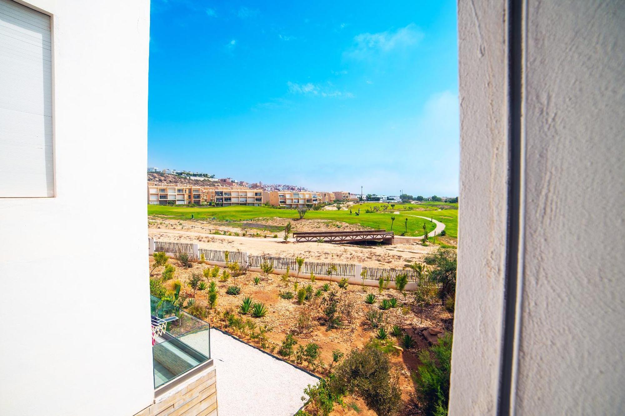 Golf View, Pool,2 Min Walk To Beach, Nakta Taghazout Ngoại thất bức ảnh